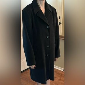 Calvin Klein angora wool coat, size 14